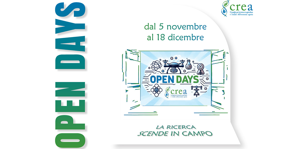 Open Days Crea: la Ricerca scende in campo e incontra il territorio
